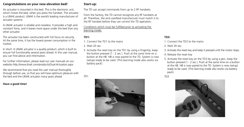 Linak TWINDRIVE HB12 User Manual | Page 2 / 2