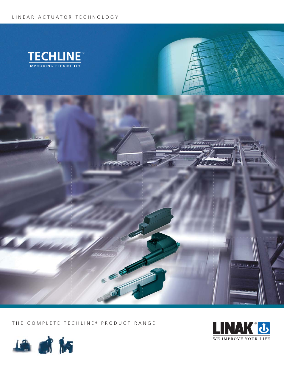 Linak Techline Linear Actuator Technology User Manual | 16 pages