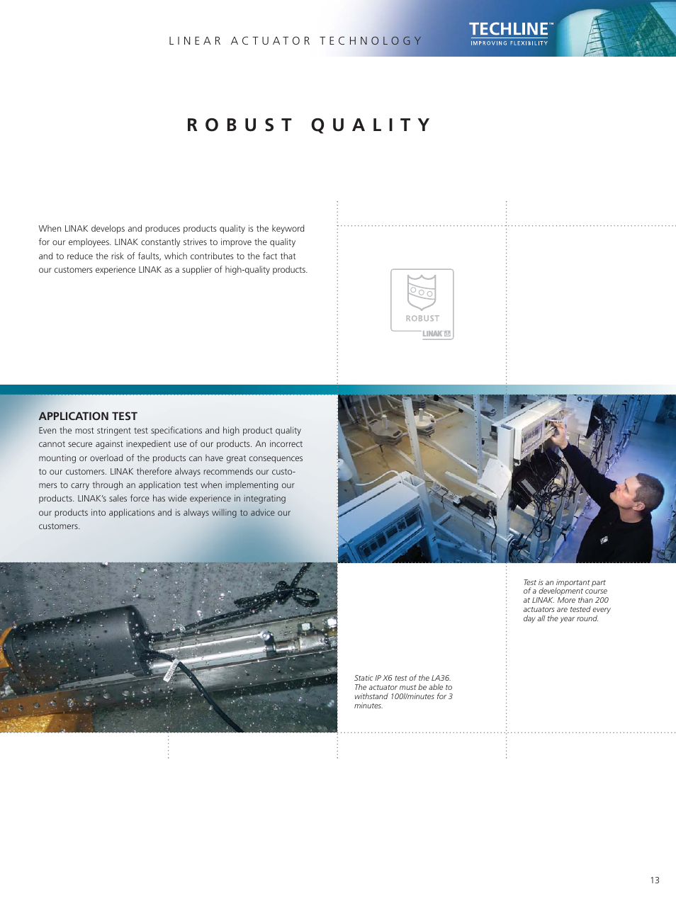 Linak Techline Linear Actuator Technology User Manual | Page 13 / 16