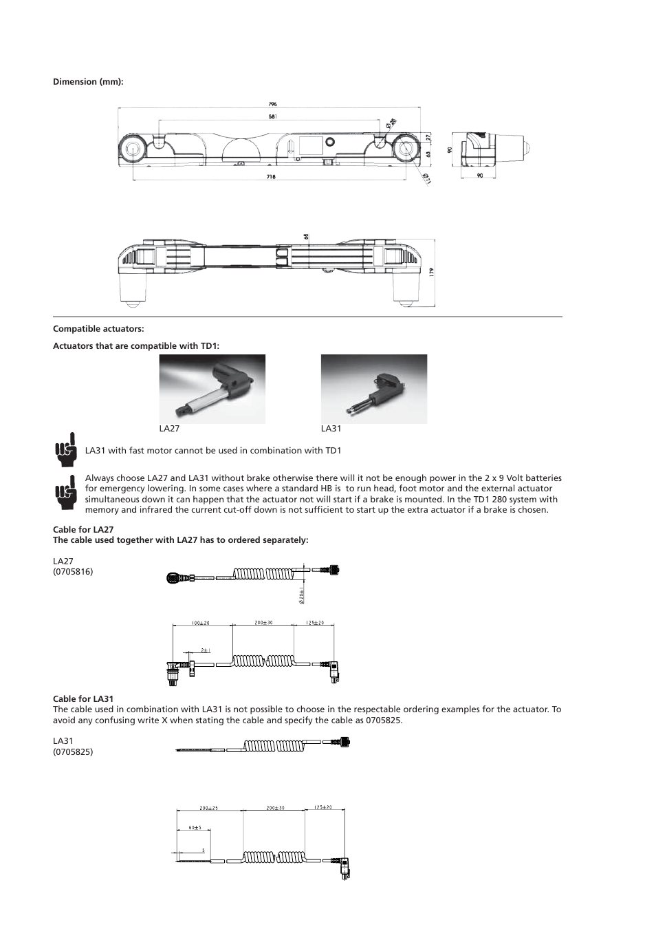Linak TWINDRIVE TD1 User Manual | Page 2 / 8