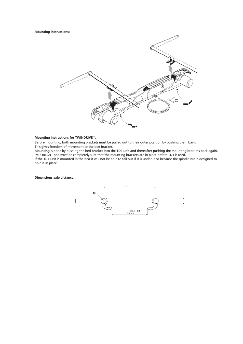 Linak TWINDRIVE TD1 User Manual | Page 3 / 8