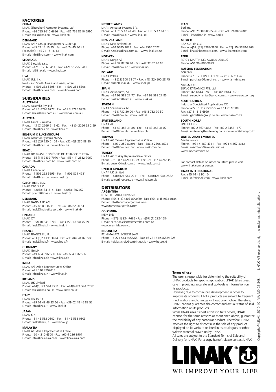 Linak MEDLINE MJB User Manual | Page 24 / 24