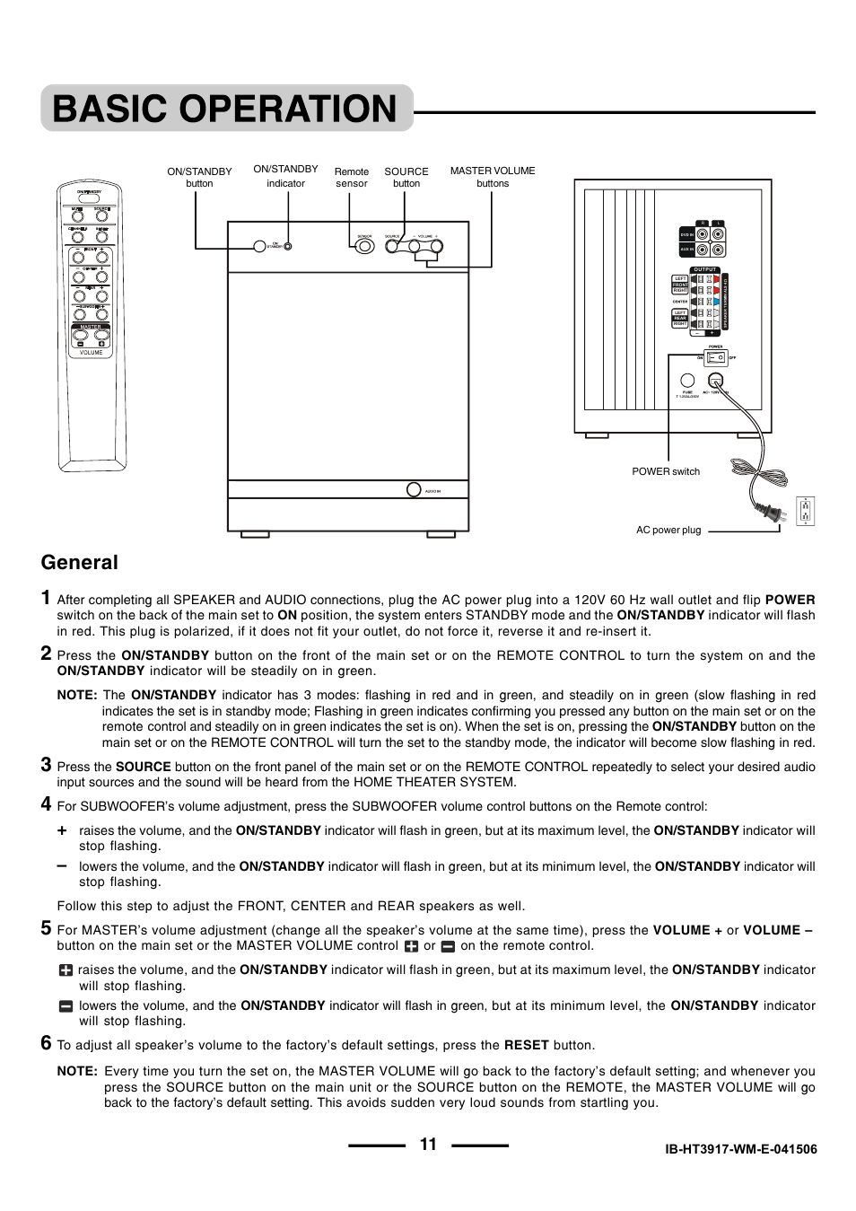 General | Lenoxx Electronics HT3917 User Manual | Page 12 / 15