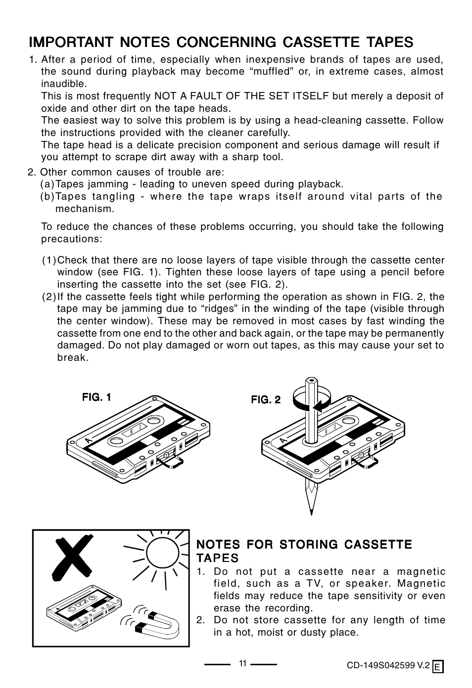 Impor | Lenoxx Electronics CD-149 User Manual | Page 12 / 20
