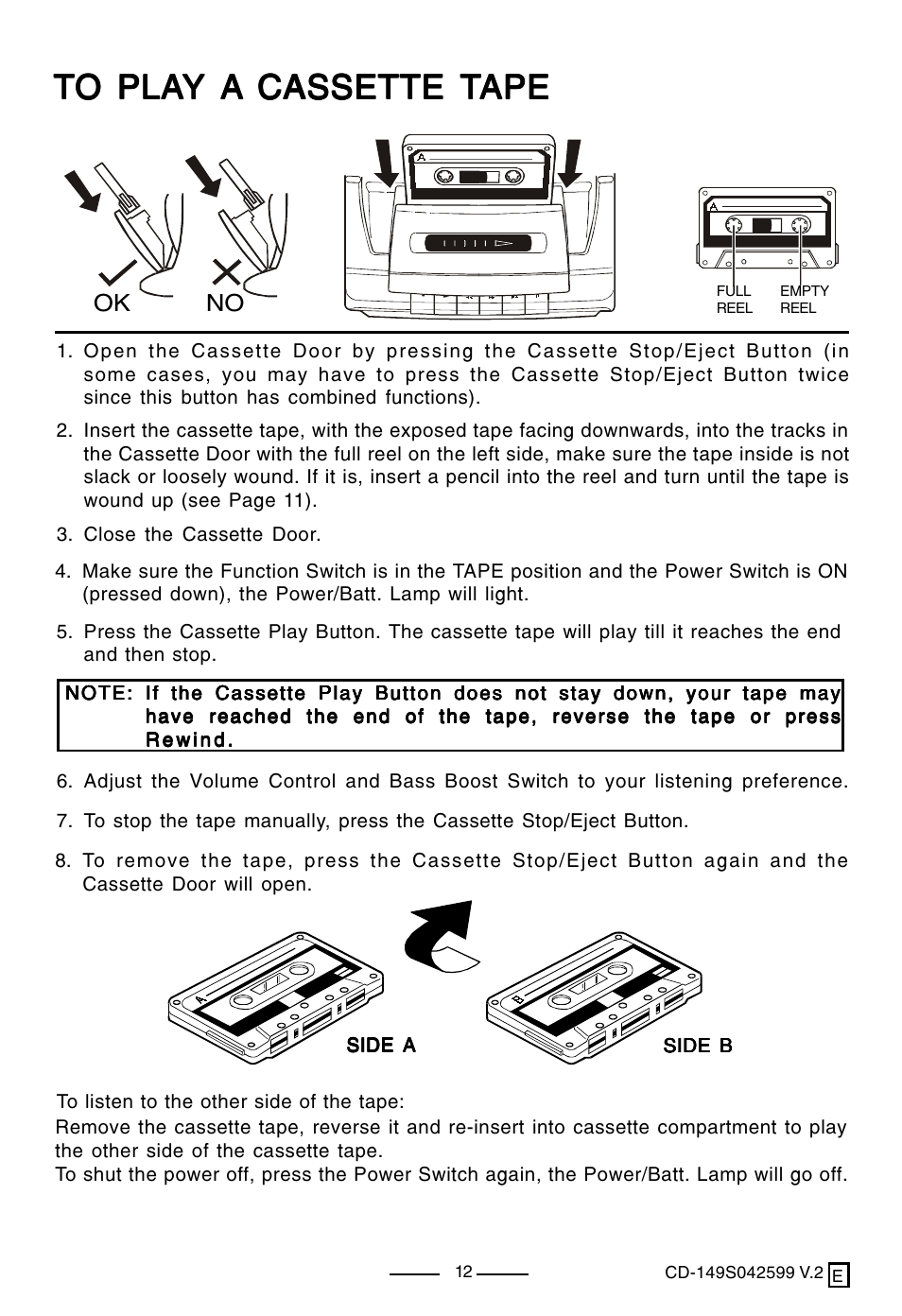 Lenoxx Electronics CD-149 User Manual | Page 13 / 20