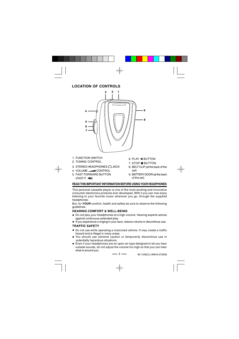 Lenoxx Electronics 1126 User Manual | Page 3 / 7