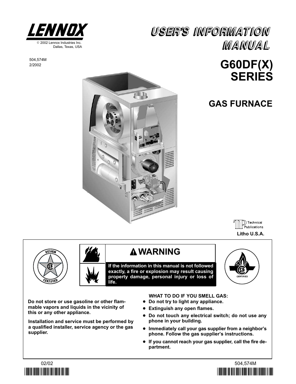 Lenoxx Electronics G60DF(X) User Manual | 6 pages