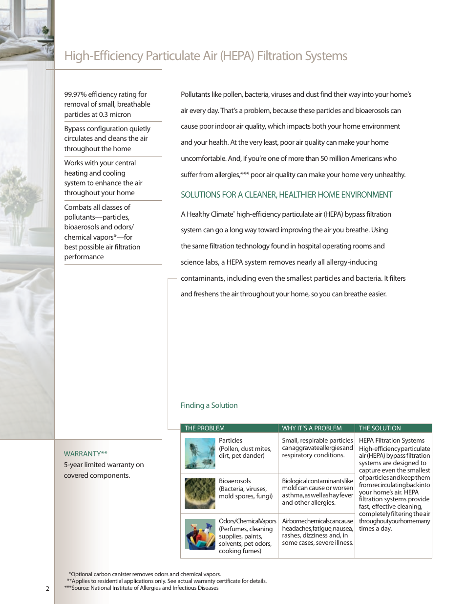 Lenoxx Electronics HEPA Bypass Air Filtration Systems HEPA-20 User Manual | Page 2 / 4