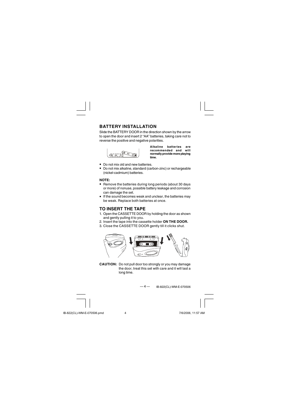 Lenoxx Electronics 822 User Manual | Page 4 / 6