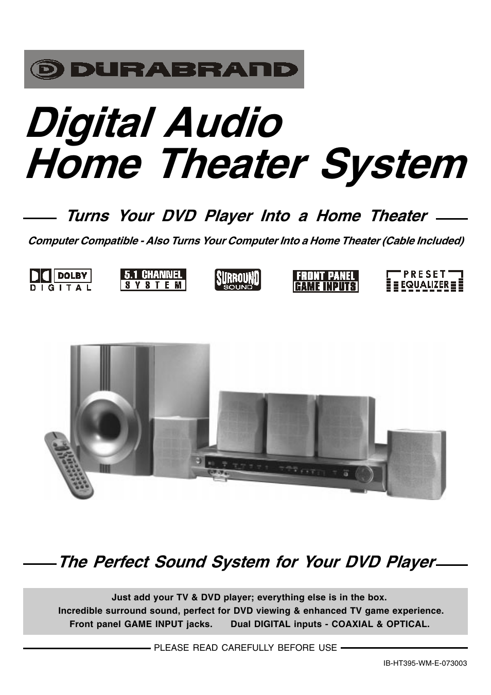 Lenoxx Electronics HT-395 User Manual | 27 pages