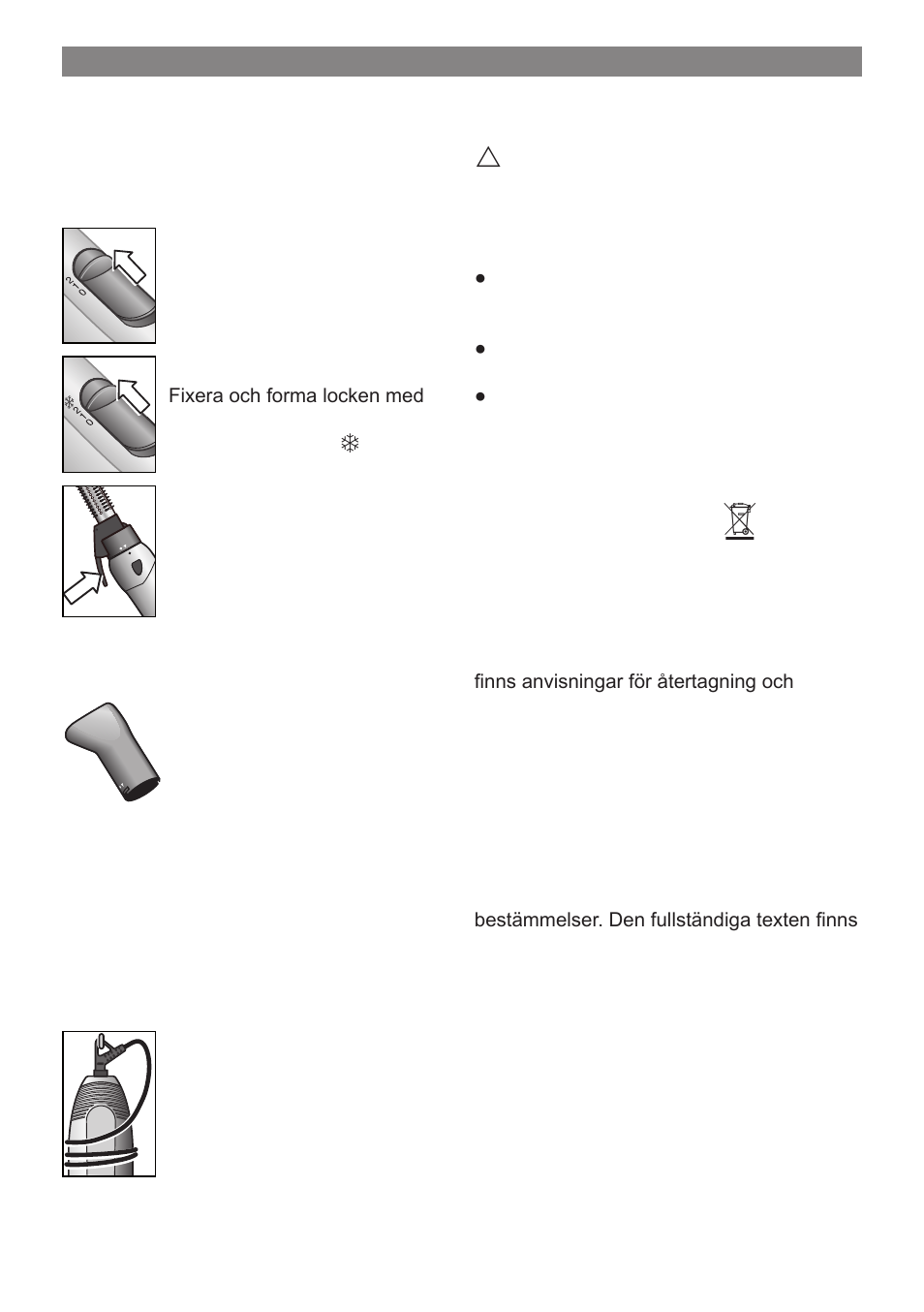 Rengöring, Avfallshantering, Konsumentbestämmelser | Förvaring | Bosch PHA 2000 User Manual | Page 19 / 47