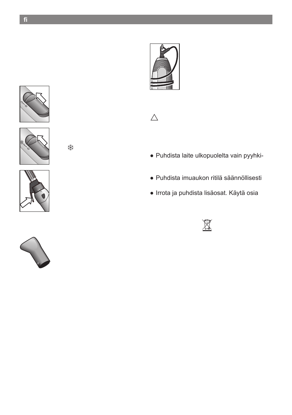 Säilytys, Puhdistus, Jätehuolto | Takuu | Bosch PHA 2000 User Manual | Page 21 / 47