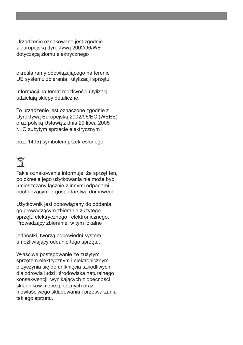 Utylizacja | Bosch PHA 2000 User Manual | Page 36 / 47