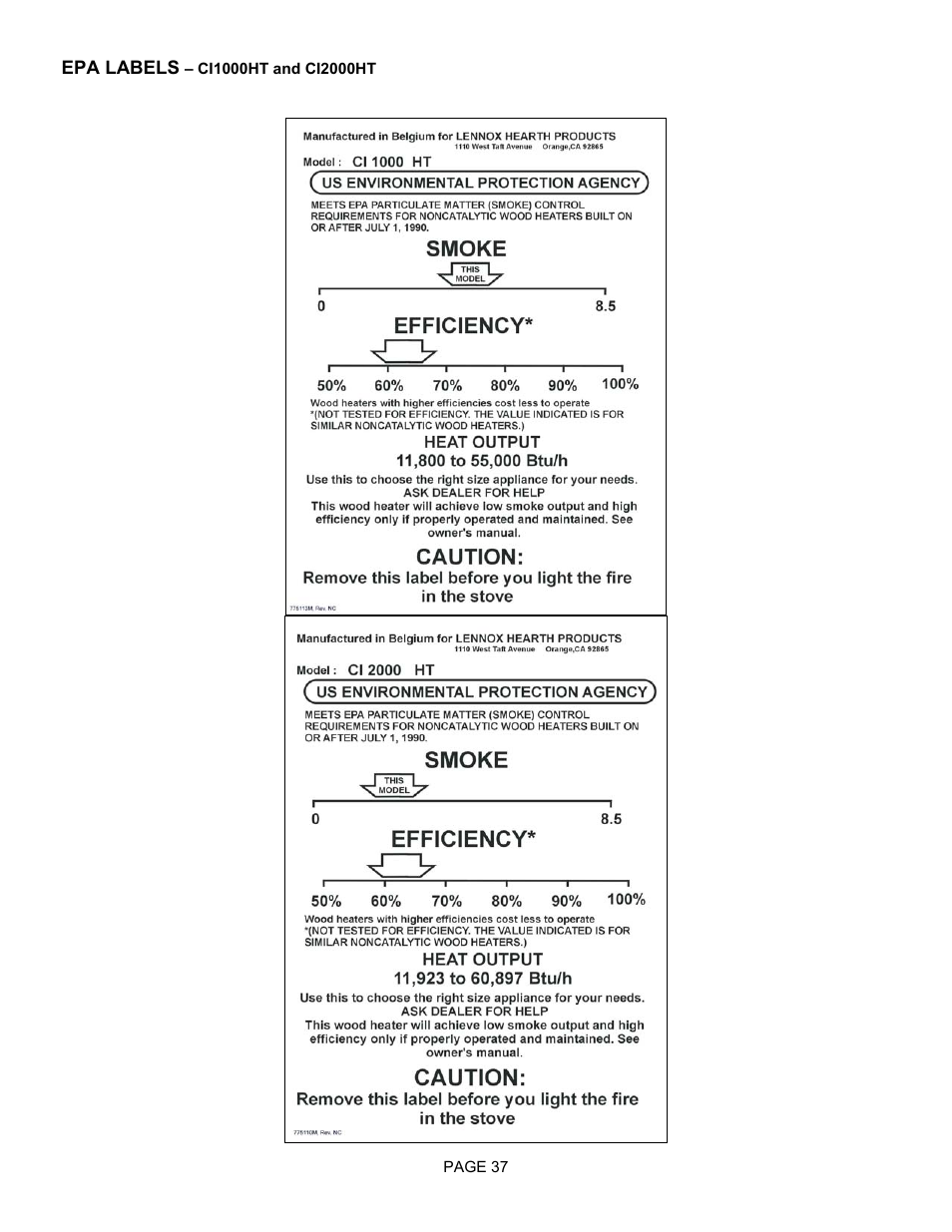 Lenoxx Electronics CI2000HT User Manual | Page 37 / 40