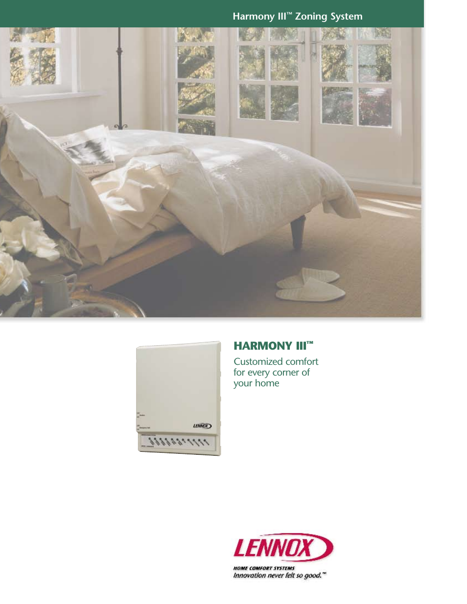 Lenoxx Electronics Zoning System Harmony III User Manual | 4 pages