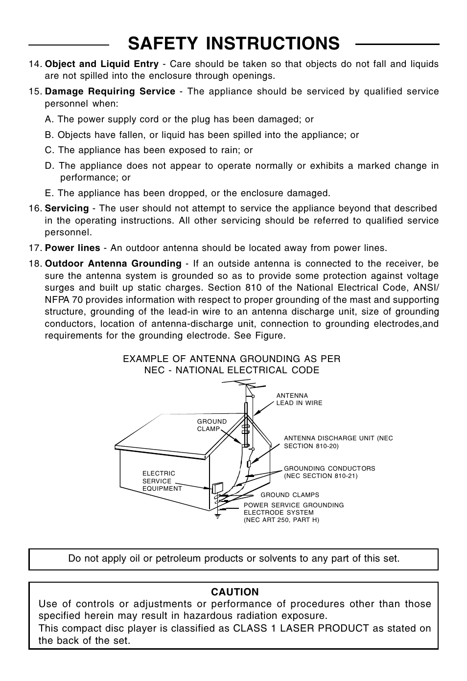 Safety instructions | Lenoxx Electronics CDR-190 User Manual | Page 3 / 16