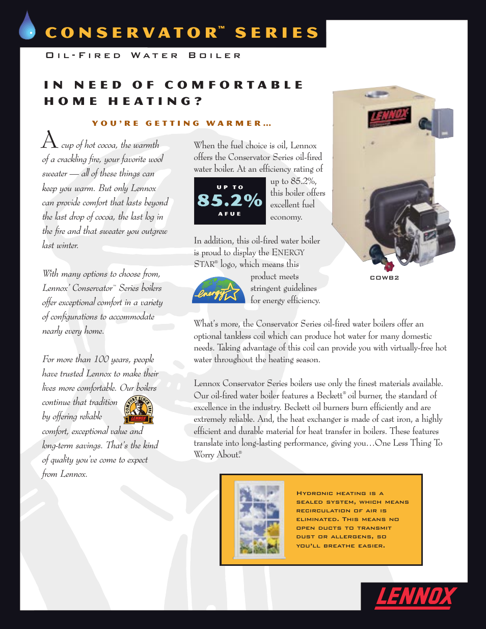 Lenoxx Electronics COWB2 User Manual | 2 pages