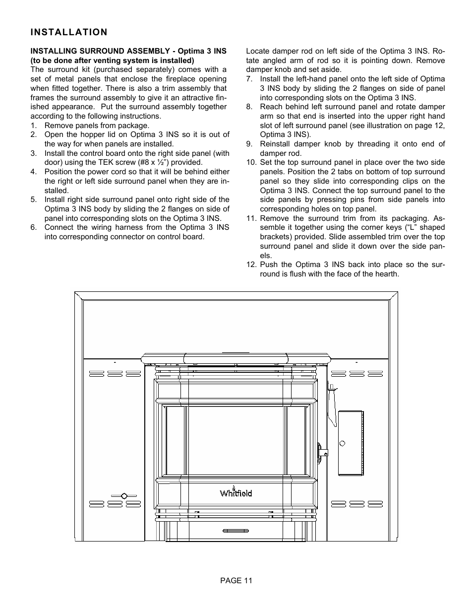 Lenoxx Electronics Optima 3 FS User Manual | Page 11 / 54