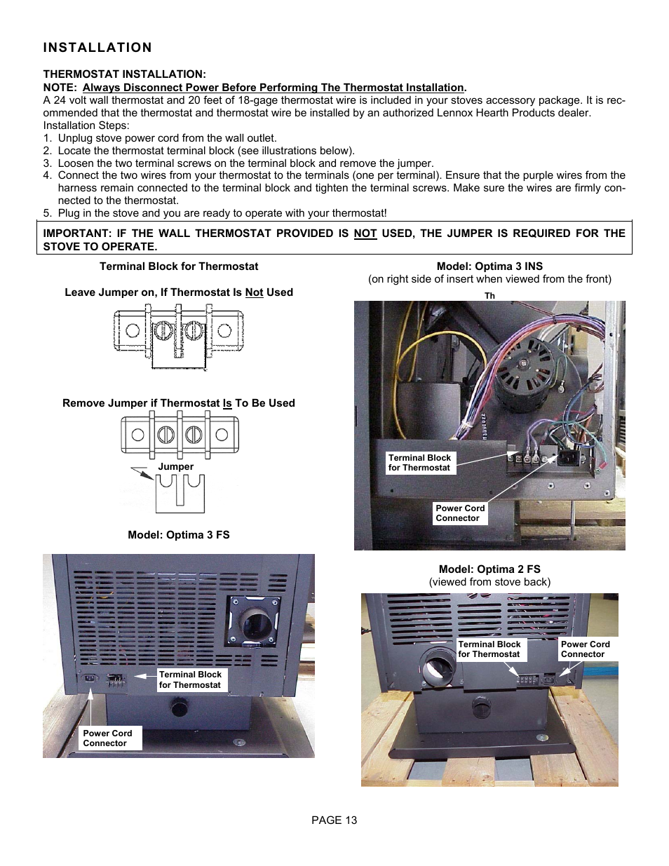 Lenoxx Electronics Optima 3 FS User Manual | Page 13 / 54