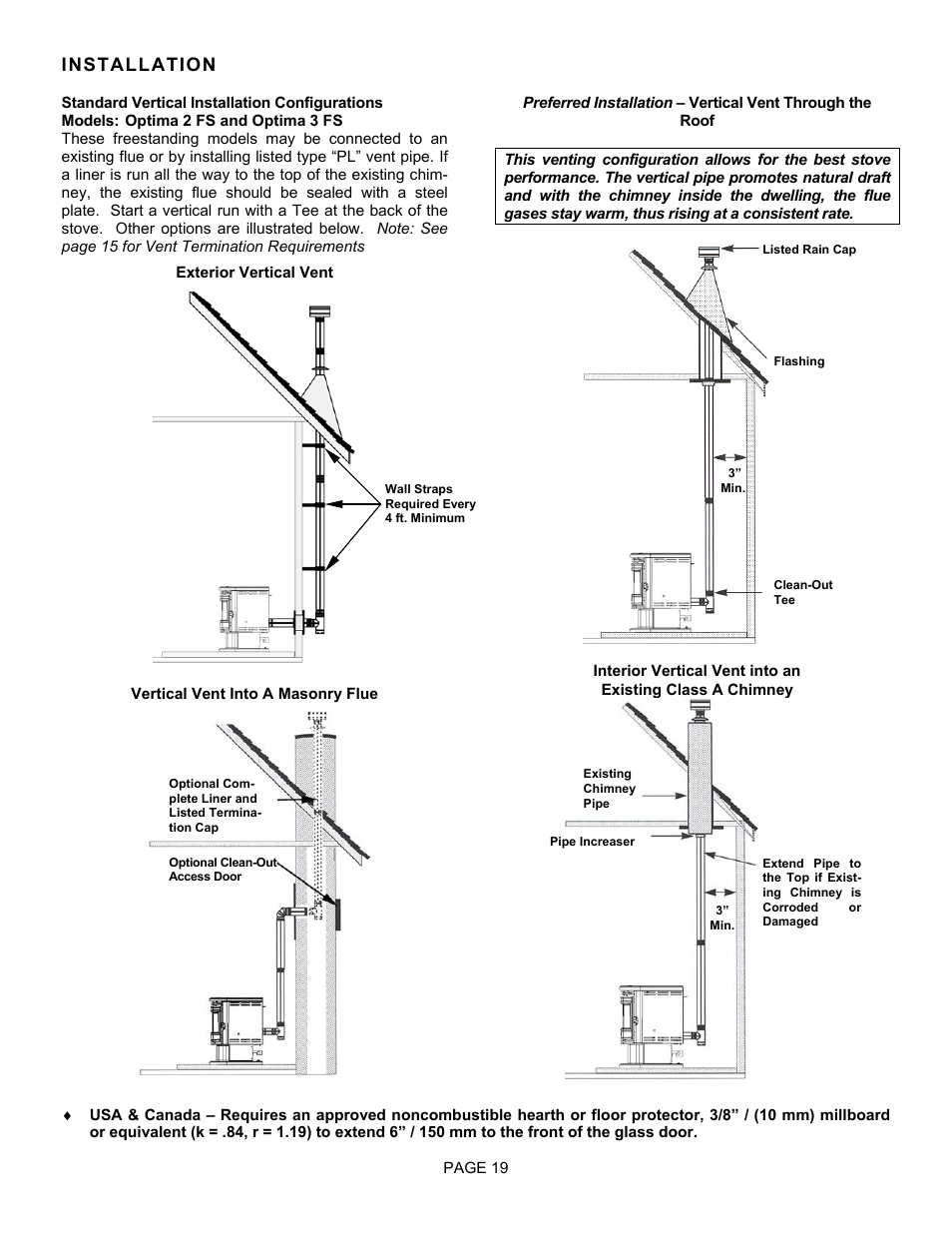 Installation | Lenoxx Electronics Optima 3 FS User Manual | Page 19 / 54