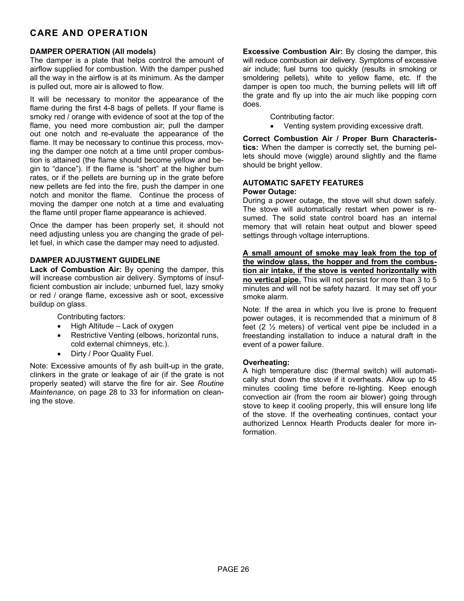 Lenoxx Electronics Optima 3 FS User Manual | Page 26 / 54