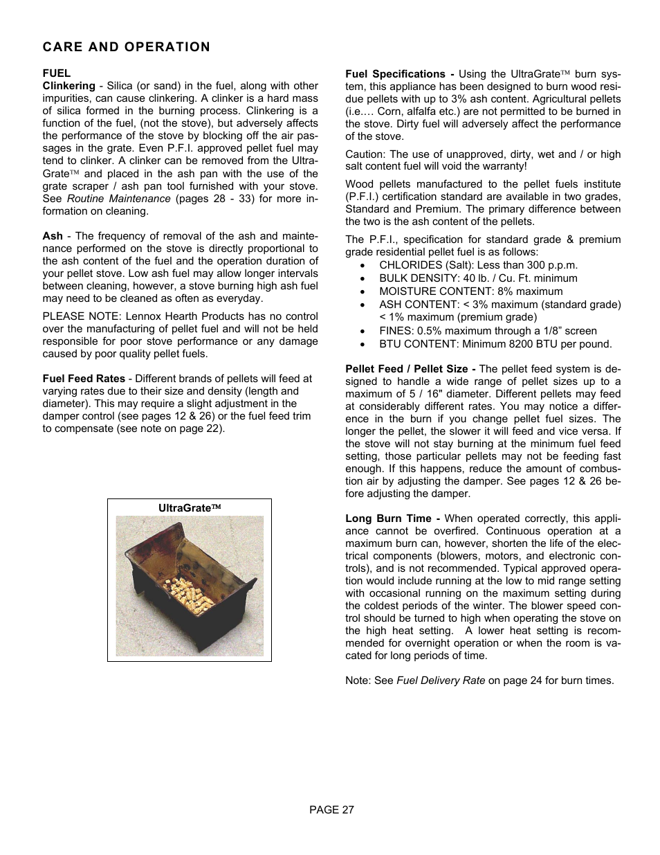 Lenoxx Electronics Optima 3 FS User Manual | Page 27 / 54