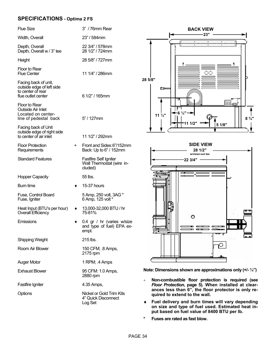 Lenoxx Electronics Optima 3 FS User Manual | Page 34 / 54