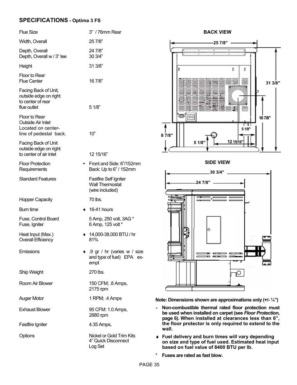 Lenoxx Electronics Optima 3 FS User Manual | Page 35 / 54