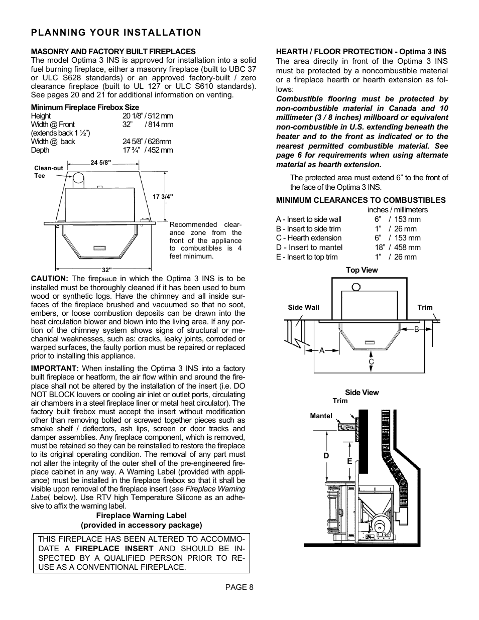 Lenoxx Electronics Optima 3 FS User Manual | Page 8 / 54