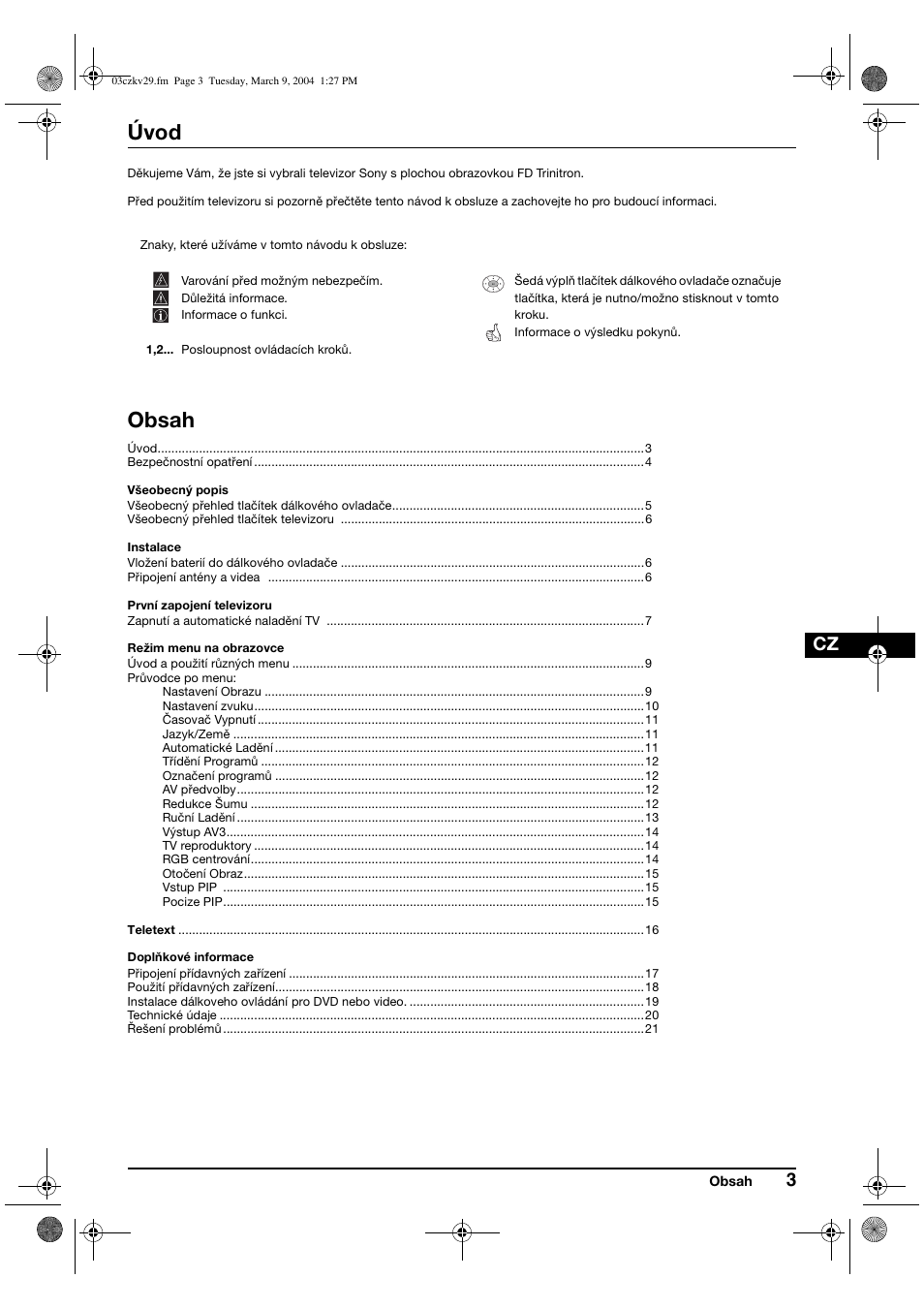 Sony KV-29XL71K User Manual | Page 43 / 124