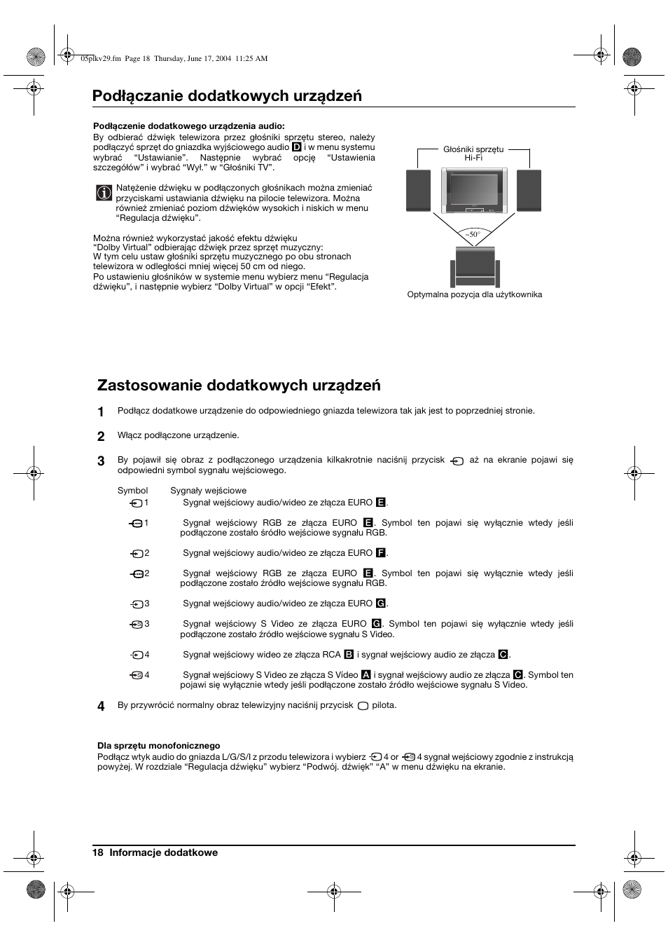 Sony KV-29XL71K User Manual | Page 98 / 124