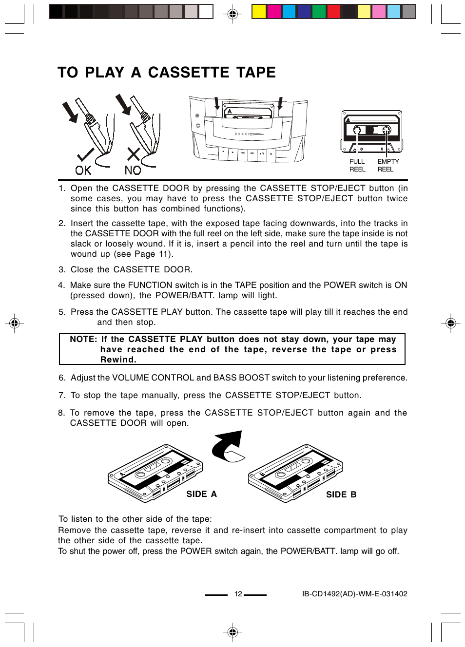 Lenoxx Electronics CD-1492 User Manual | Page 13 / 20