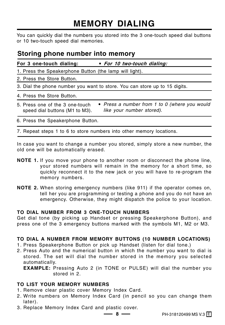 Lenoxx Electronics PH-318 User Manual | Page 9 / 13