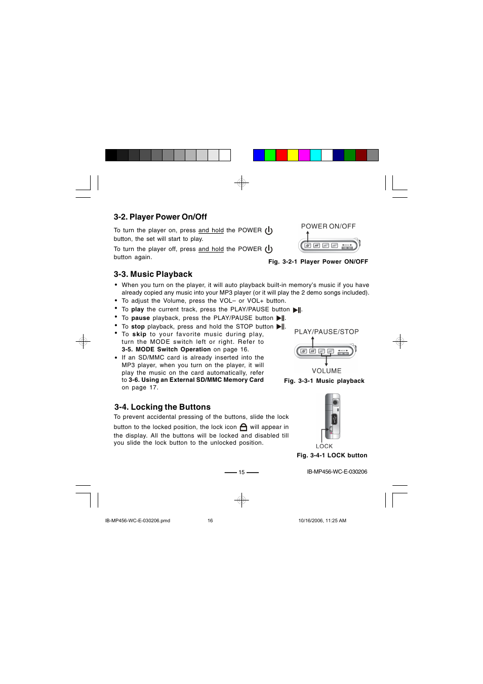 Lenoxx Electronics MP-456 User Manual | Page 16 / 37