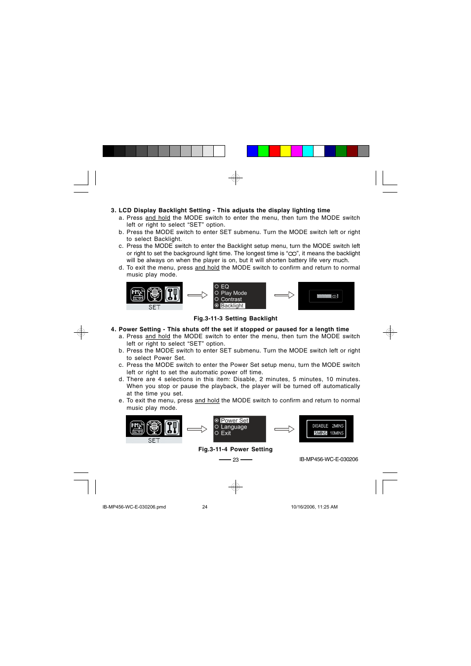 Lenoxx Electronics MP-456 User Manual | Page 24 / 37