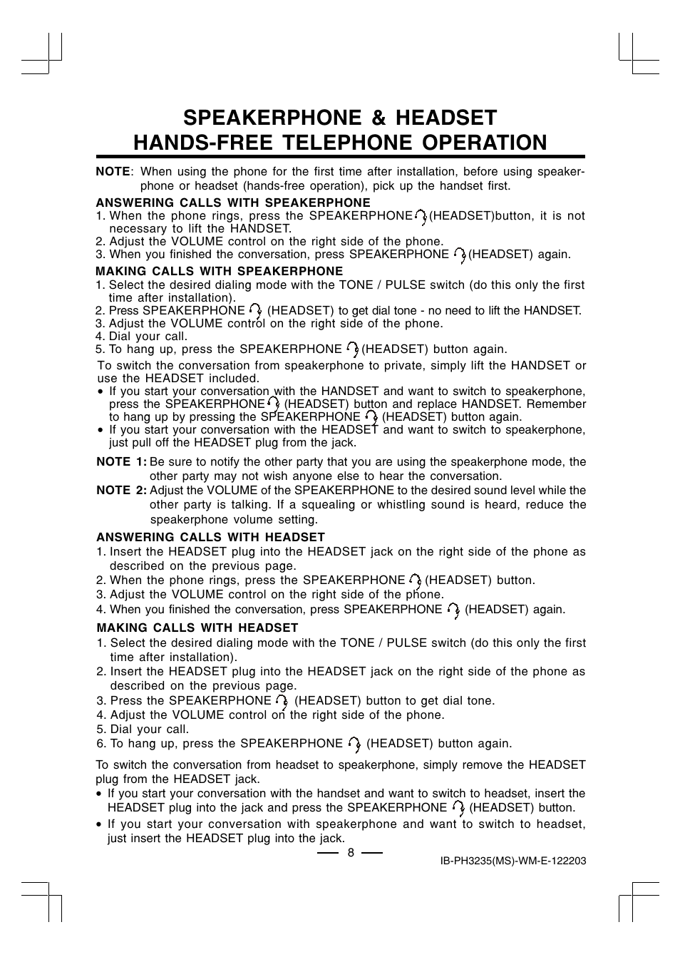 Lenoxx Electronics PH-3235 User Manual | Page 9 / 14