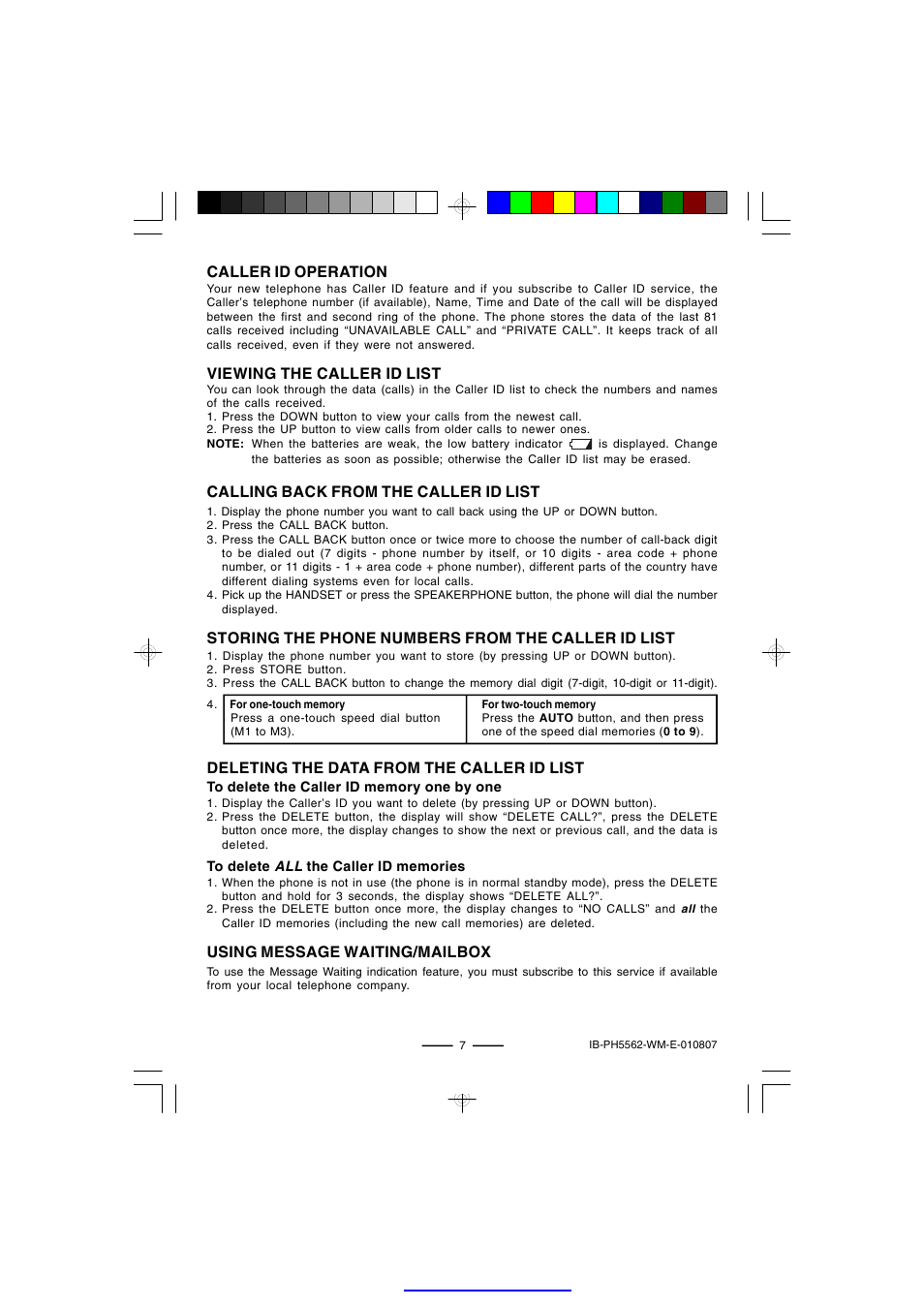 Lenoxx Electronics PH-5562 User Manual | Page 8 / 14