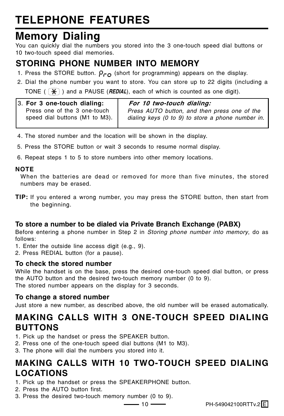 Lenoxx Electronics PH-549 User Manual | Page 12 / 19