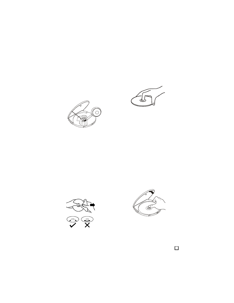 Maintenance, Cleaning the cabinet, Cleaning the lens | Cleaning the discs, Handling compact discs | Lenoxx Electronics CD-87 User Manual | Page 11 / 16