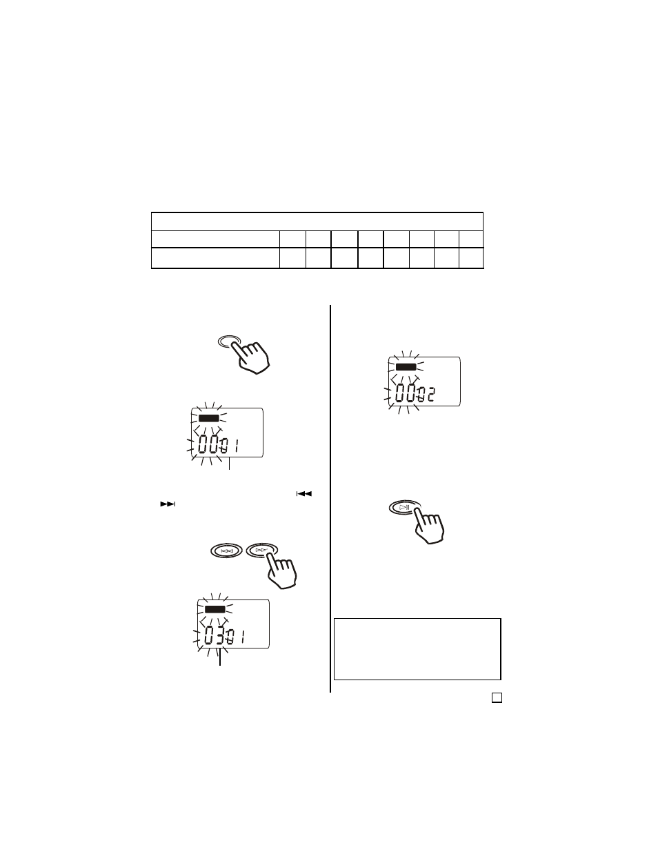 Program play | Lenoxx Electronics CD-87 User Manual | Page 9 / 16