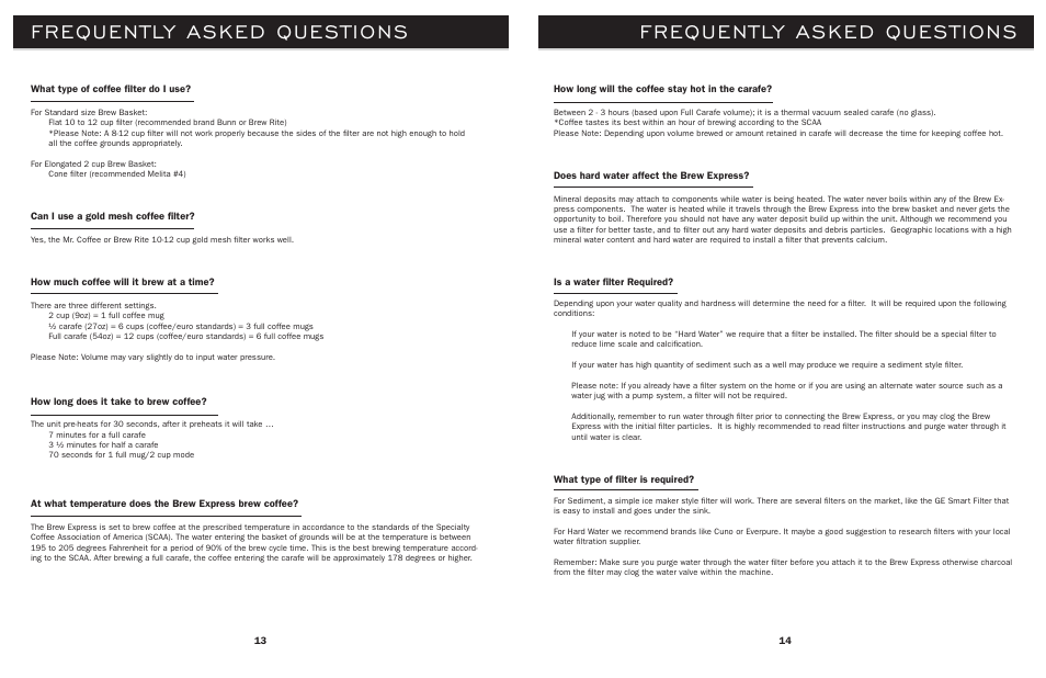 Frequently asked questions | Lance-Larkin BE-112 User Manual | Page 9 / 11