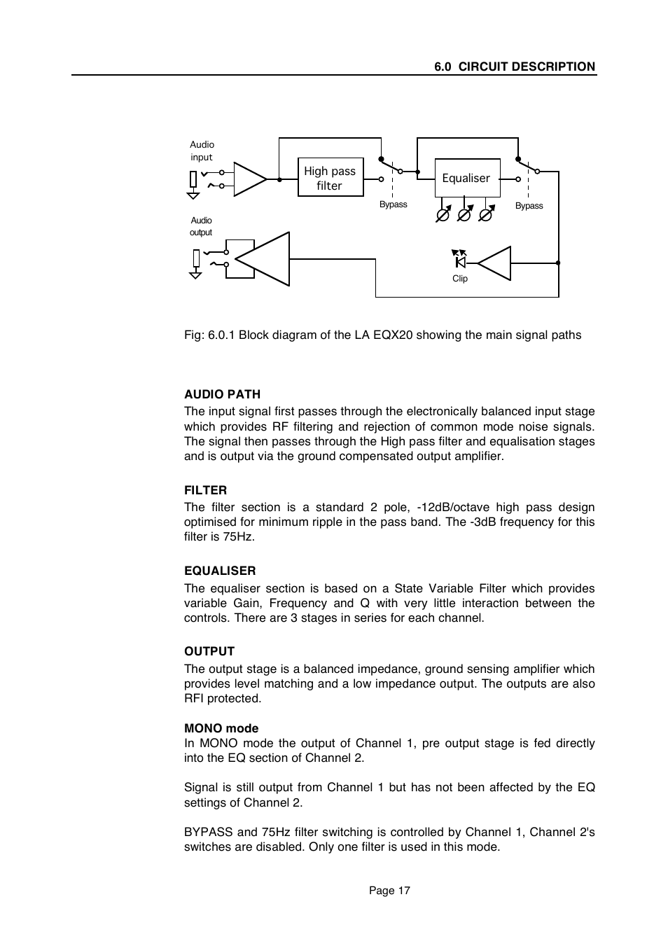 LA Audio EQX20 User Manual | Page 17 / 20