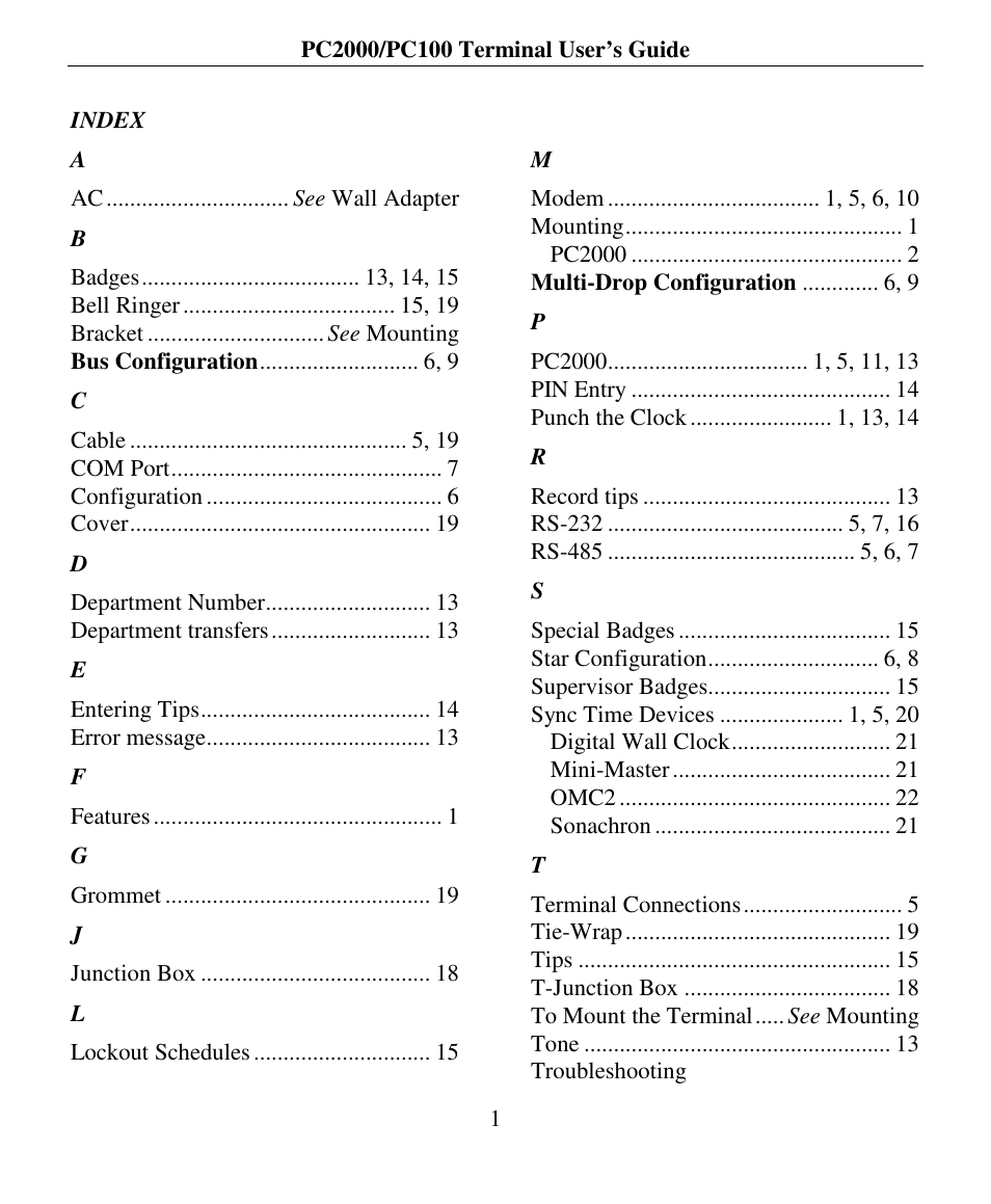 Lathem PC2000 User Manual | Page 33 / 34