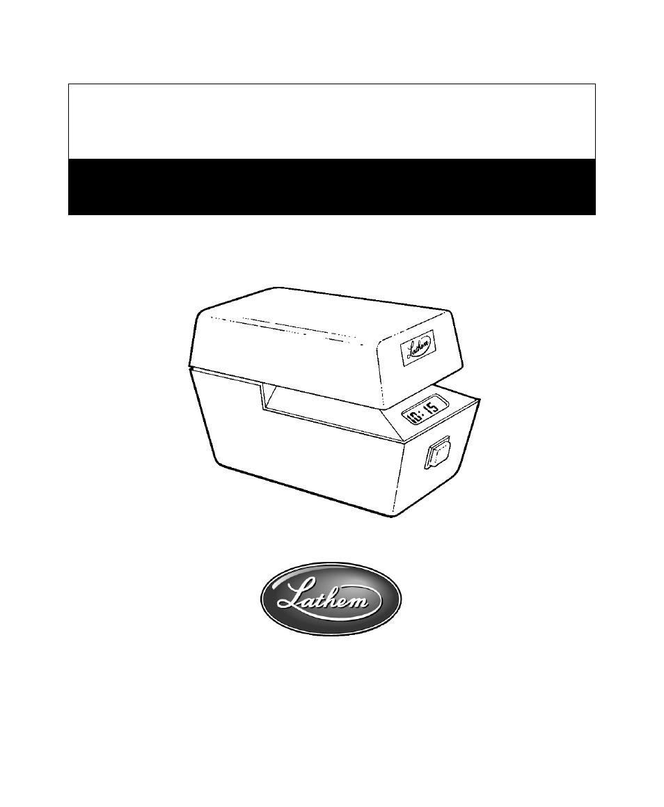 Lathem LTTN User Manual | 16 pages