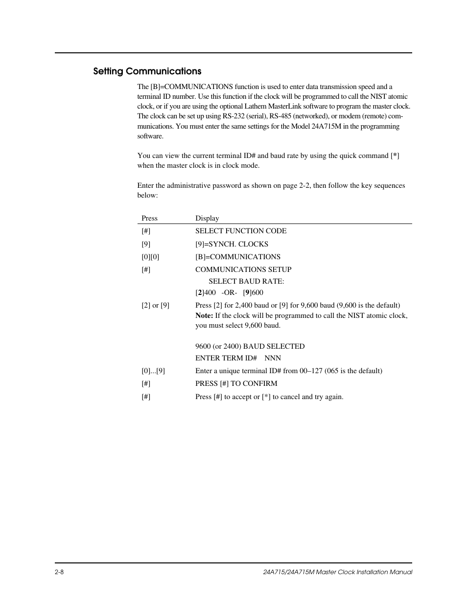 Lathem Dukane 24A715 User Manual | Page 32 / 86