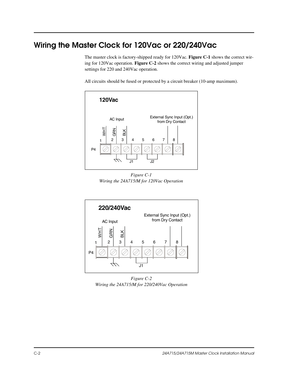 120vac | Lathem Dukane 24A715 User Manual | Page 76 / 86
