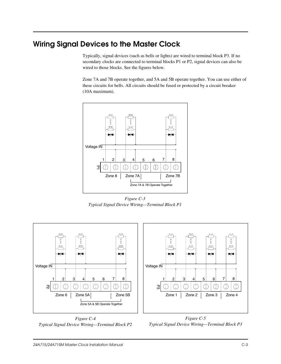 Wiring signal devices to the master clock | Lathem Dukane 24A715 User Manual | Page 77 / 86