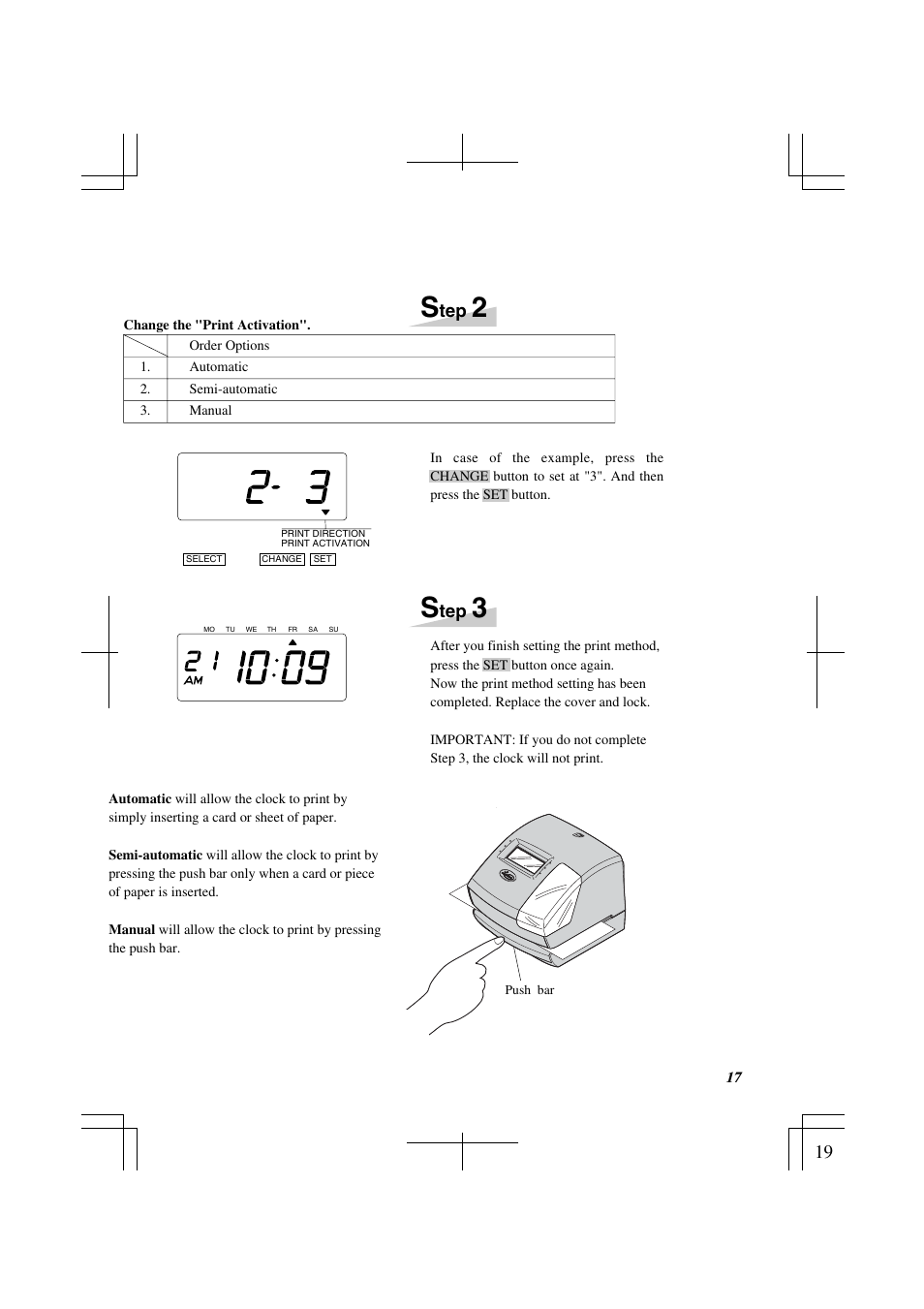 Lathem 1500E User Manual | Page 19 / 36