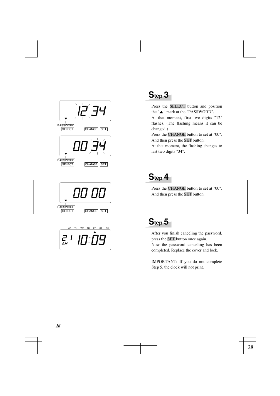 Lathem 1500E User Manual | Page 28 / 36