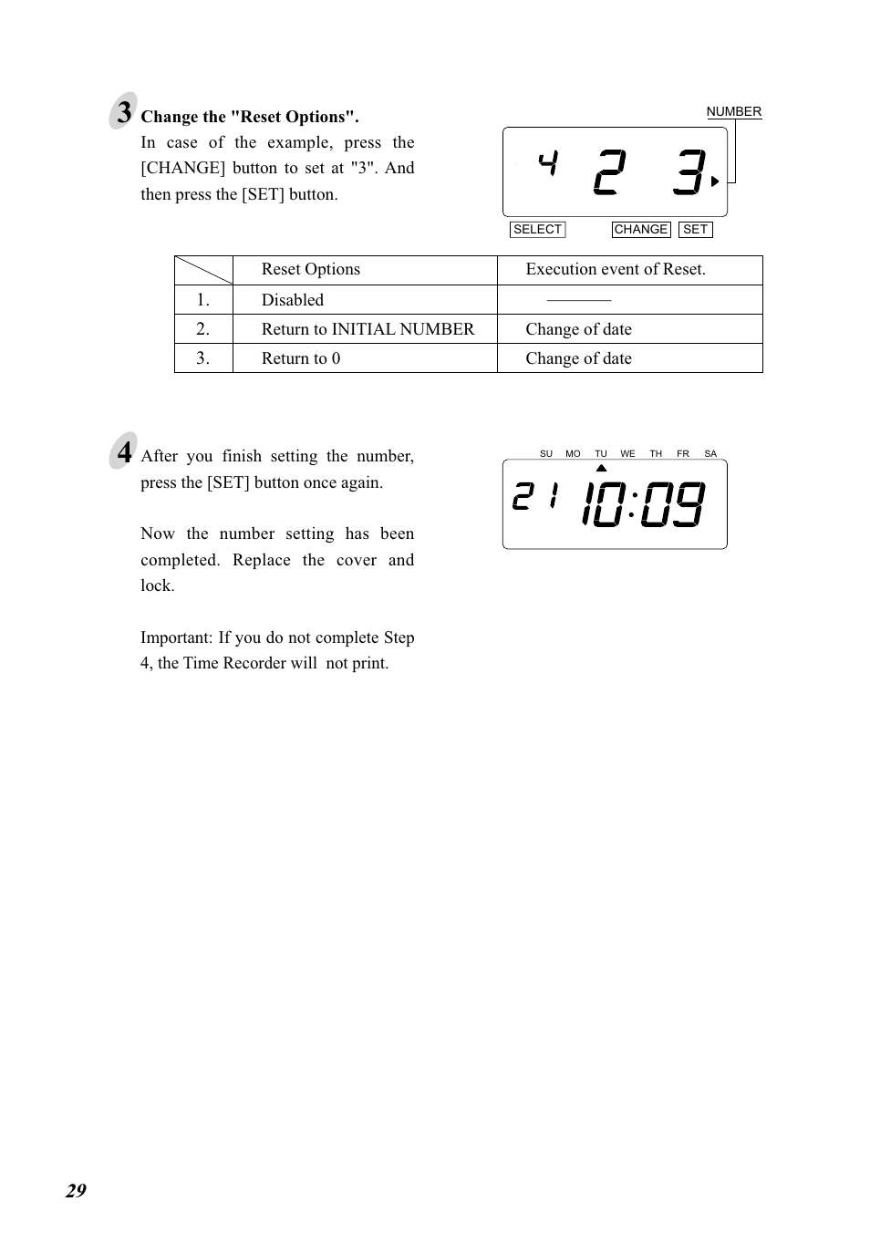 Lathem 5000E Plus User Manual | Page 34 / 62